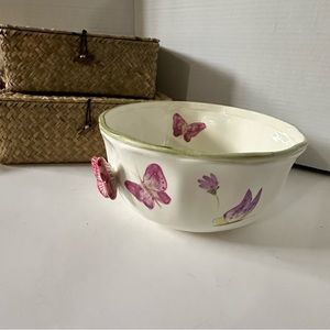 Gorgeous Vintage Butterfly Bowl